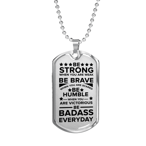 Necklace Gift For Girlfriend Gift For Wife Perfect Gift Necklace You Are Strong Brave Necklace